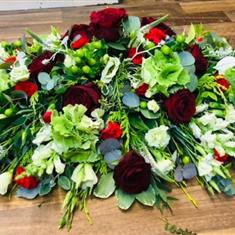 red and green double ended spray
