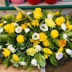 yellow and white
